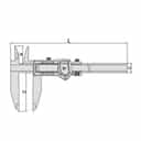 Insize 1135-601 Electronic Caliper, 0-24"/0-600mm