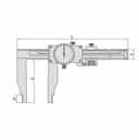 Insize 1316-1500 Dial Calipers