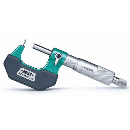 Insize Cylindrical Anvil Tube Micrometers - 3261-25BA (0-25MM)