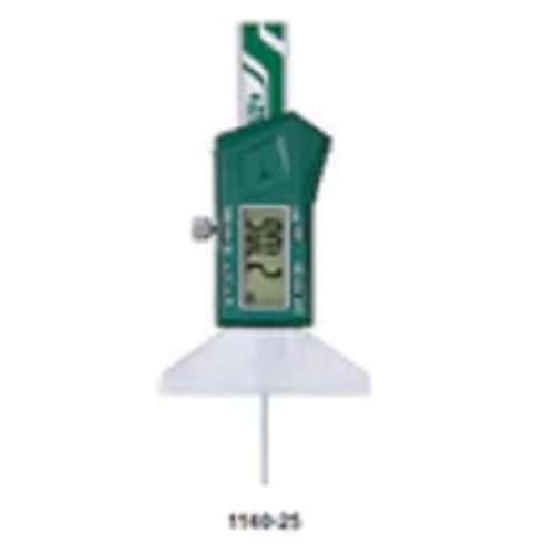 Insize Mini Digital Depth Gauge With Round Bar - 1140-25 (0-25MM)