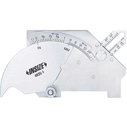 Insize Range : 0-25 mm Welding gauge 4835-1