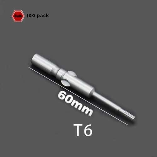 KE 801 Electric Screwdriver Bits Torx 5X60 T6 (Pack of 100)