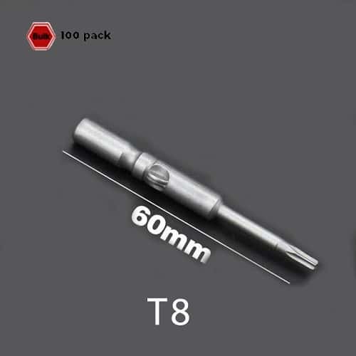 KE 801 Electric Screwdriver Bits Torx 5X60 T8 (Pack of 100)