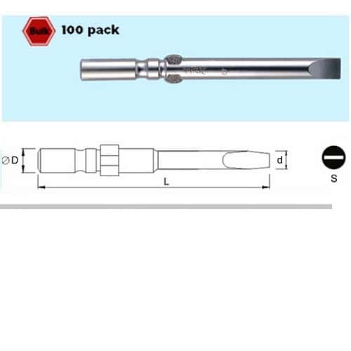 KE 802 Screwdriver Bit 6X60X4.0XSL4.0 (Pack of 100)