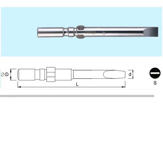 KE 802 Screwdriver Bit 6X60X4.0XSL4.0