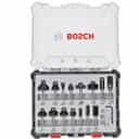 Bosch 15-piece Mixed Application Router Bit Set 2607017472
