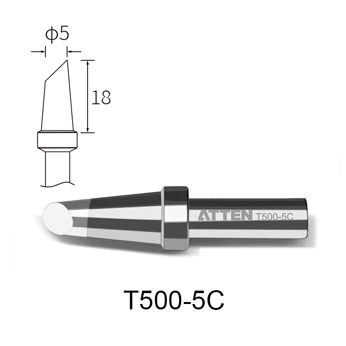 ATTEN ATTEN T500-5C Soldering Bit - Soldering Bits