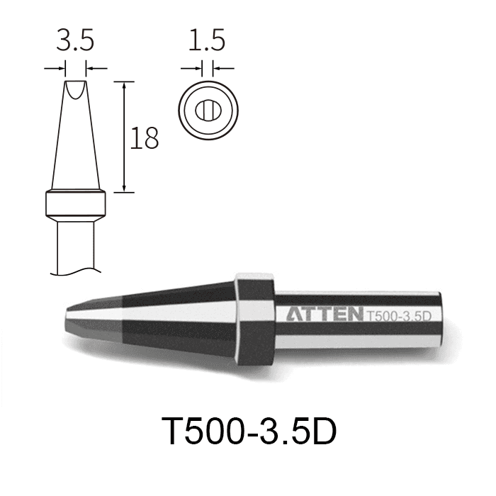 ATTEN ATTEN T500-3.5D Soldering Bit - Soldering Bits