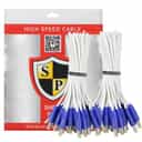 Shield Plus Dc male lead blue white-round (16/40)(Pack of 100 pc)