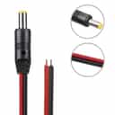 Shield Plus Dc male lead red black-parallel (23/38)(Pack of 100 Pc)