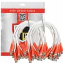 Shield Plus BNC to BNC lead orange white (23/38)(Pack of 100)