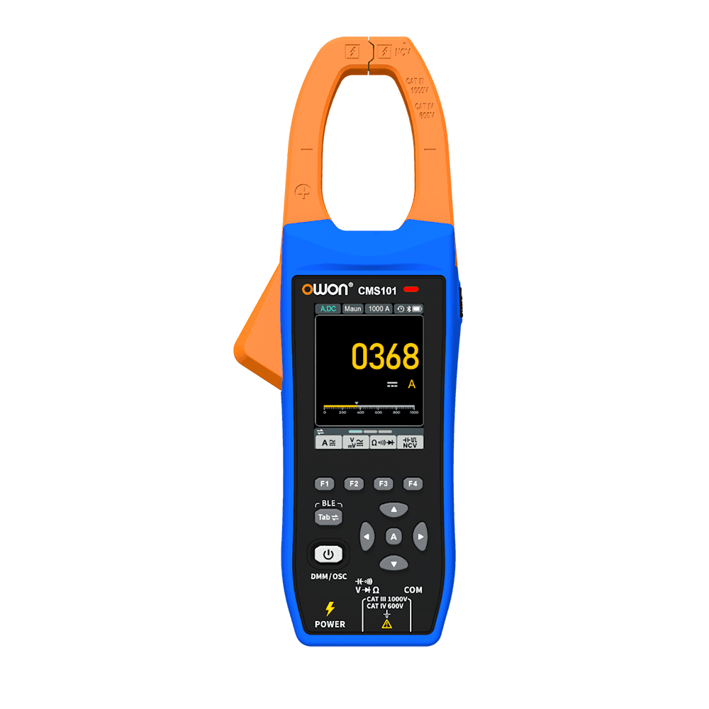 OWON CMS101 4-in-1 TRMS AC/DC Clamp Multimeter with Scope / Recorder