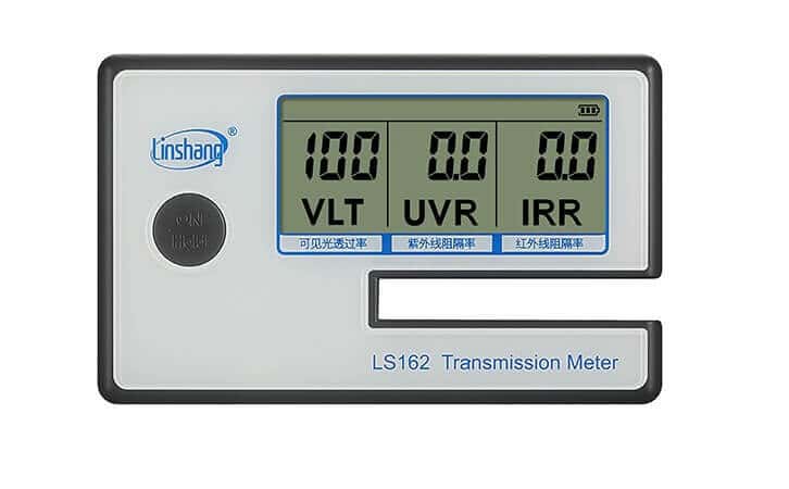 Linshang LS162 Window Tint Transmission Meter | UV, IR & Visible Light Transmittance Tester