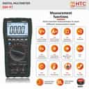 HTC Instruments DM-97 Digital Multimeter with Temp- True Rms