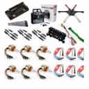TWRobotics Hexacopter Drone Combo with APM 2.8 (Motor + ESC + Propeller + Flight Controller + Frame + TX-RX Flysky FSi6+ Power module + Belt)